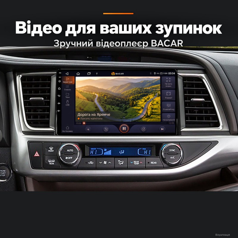 Штатная магнитола для Toyota Highlander XU50 2013-2018