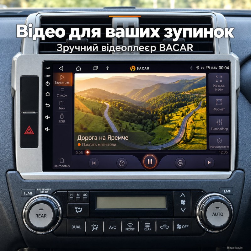 Штатная магнитола для Toyota Land Cruiser Prado J150 2013-2017