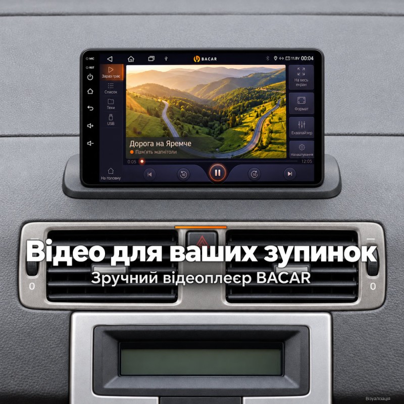 Штатная магнитола для Volvo S40 C30 C70 2005-2013