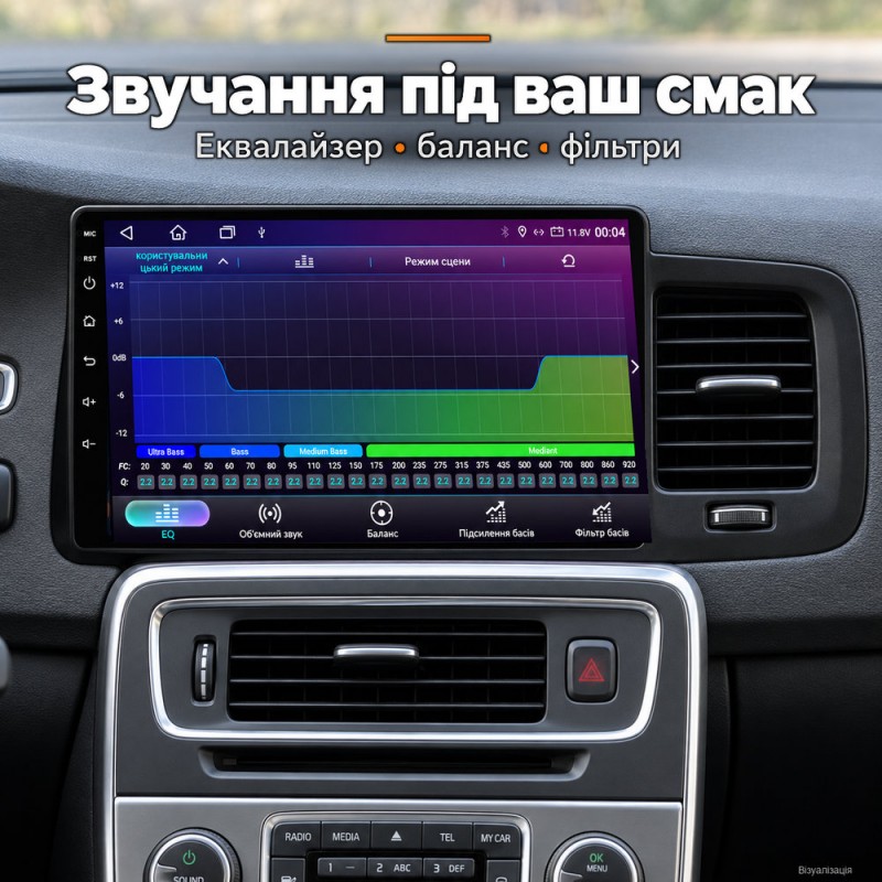 Штатная магнитола для Volvo S60 V60 2011-2020