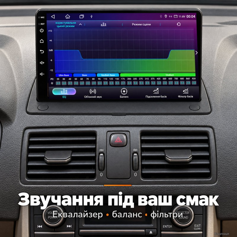 Штатная магнитола для Volvo XC90 C 2002-2014