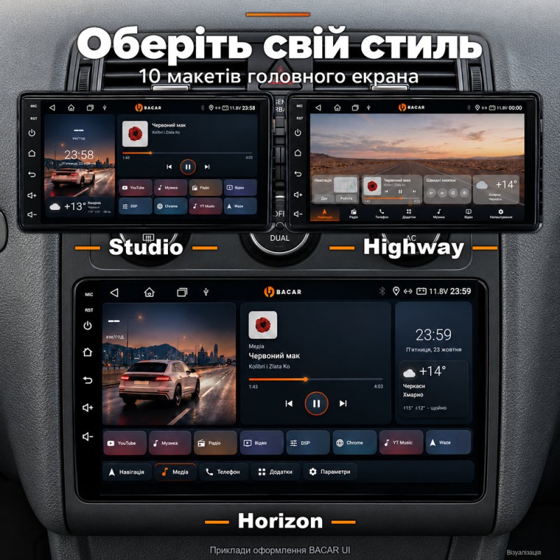 Штатная магнитола для VW Touran 1 1T 2003-2010