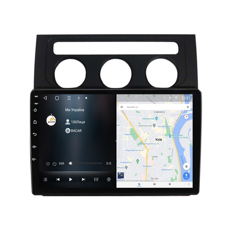 Штатна магнітола для VW Touran 1 2003-2010 з Android-функціями