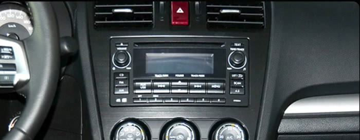 Subaru Forester 4 со штатной магнитолой без экрана