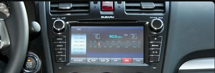 Subaru Forester 4 со штатным цветным экраном