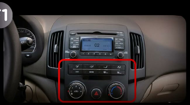 Hyundai i30 с обычным кондиционером