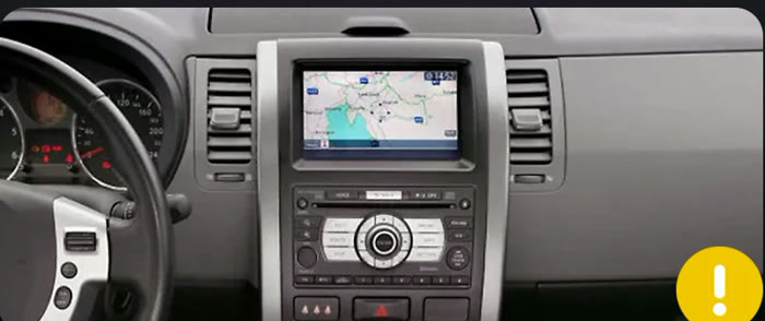 Nissan X-Trail T31 со штатной навигацией
