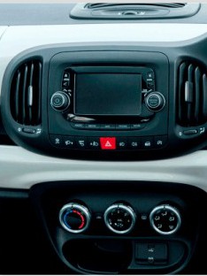 Штатна панель Fiat 500L (330) зі штатним екраном