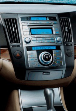 Штатна панель Hyundai Veracruz (ix55) без штатної навігації