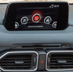 Штатна панель Mazda CX-5 KF з окремим екраном на торпедо
